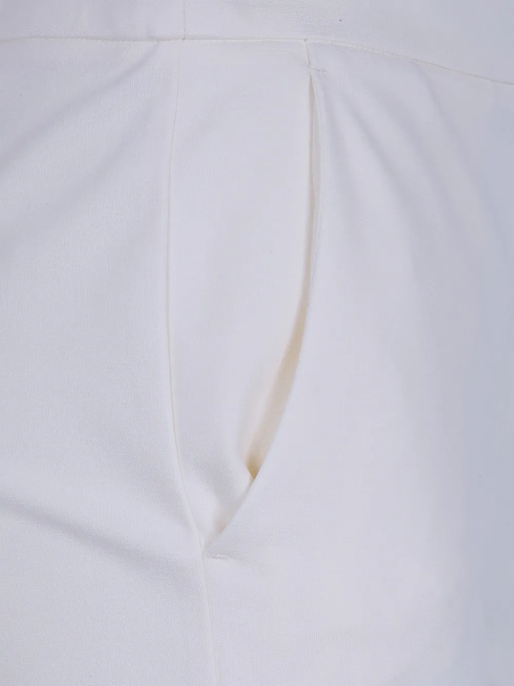 TWINSET Pantalon met logoplakkaat Wit