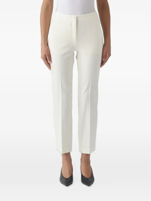 TWINSET pantalones de vestir con placa del logo