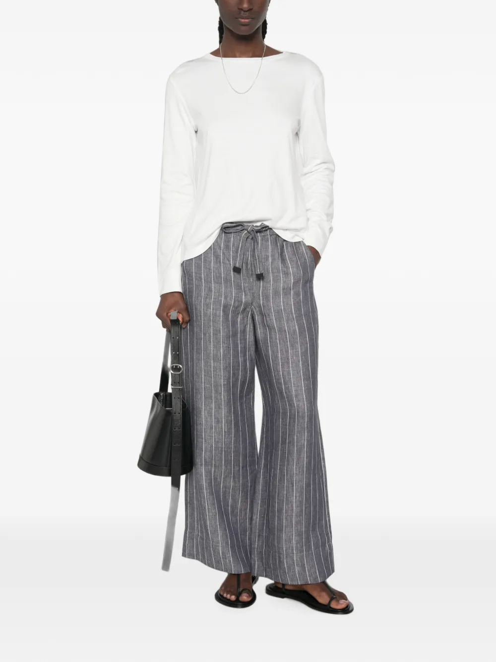 'S Max Mara T-shirt met lange mouwen Grijs