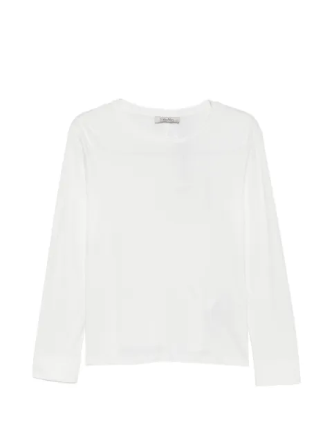 'S Max Mara logo-embroidered long-sleeve T-shirt