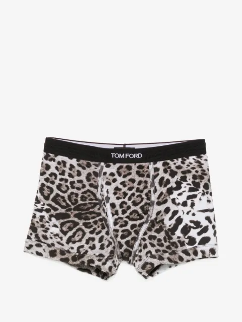 TOM FORD leopard-print boxers