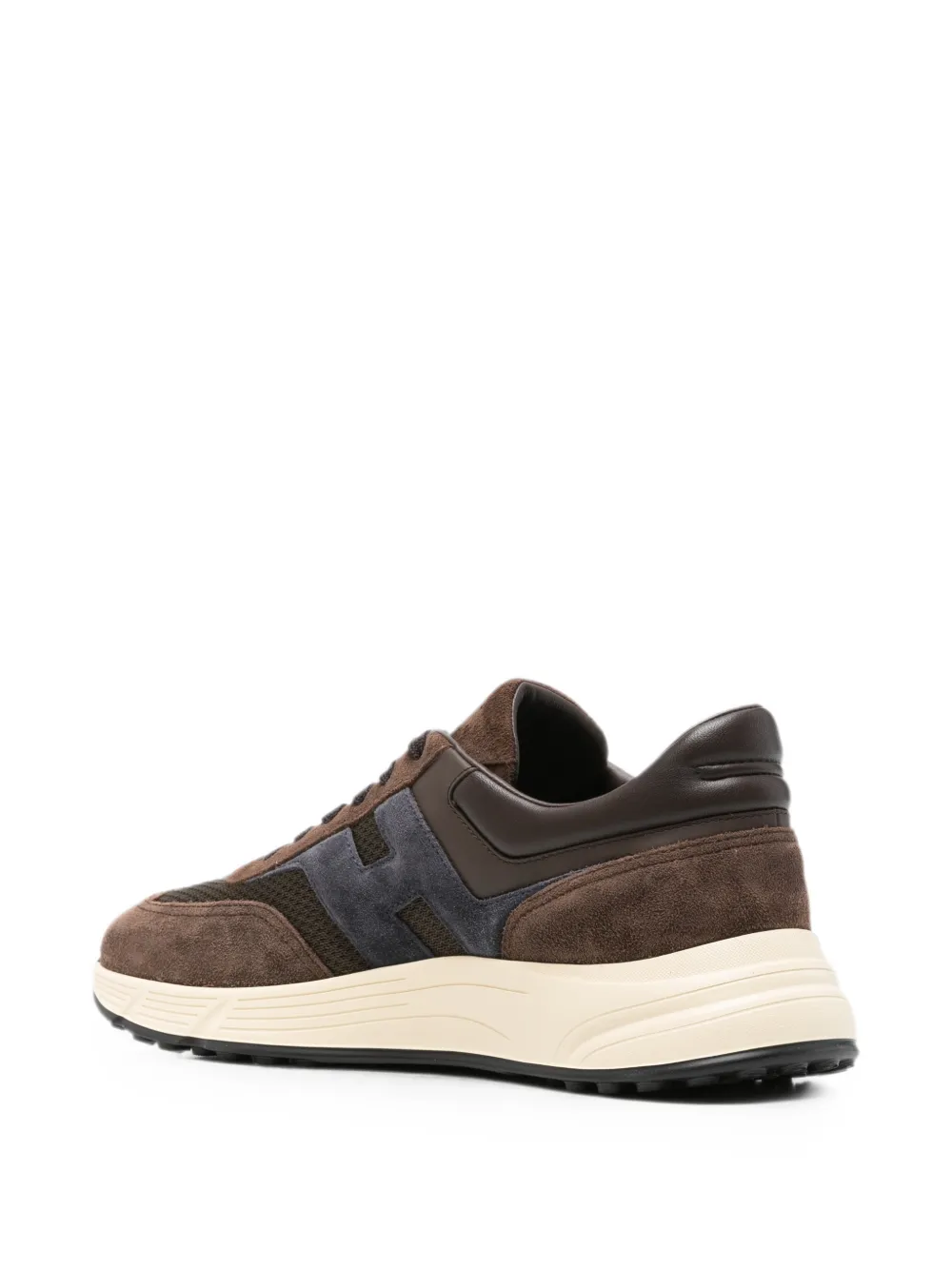 Hogan logo-patch sneakers Bruin