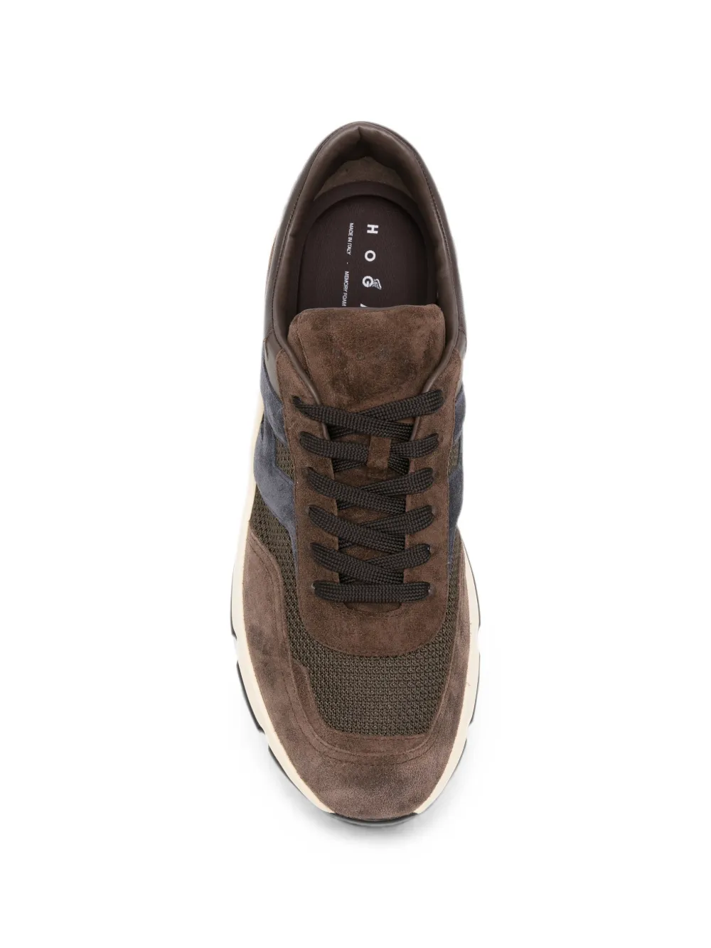 Hogan logo-patch sneakers Bruin