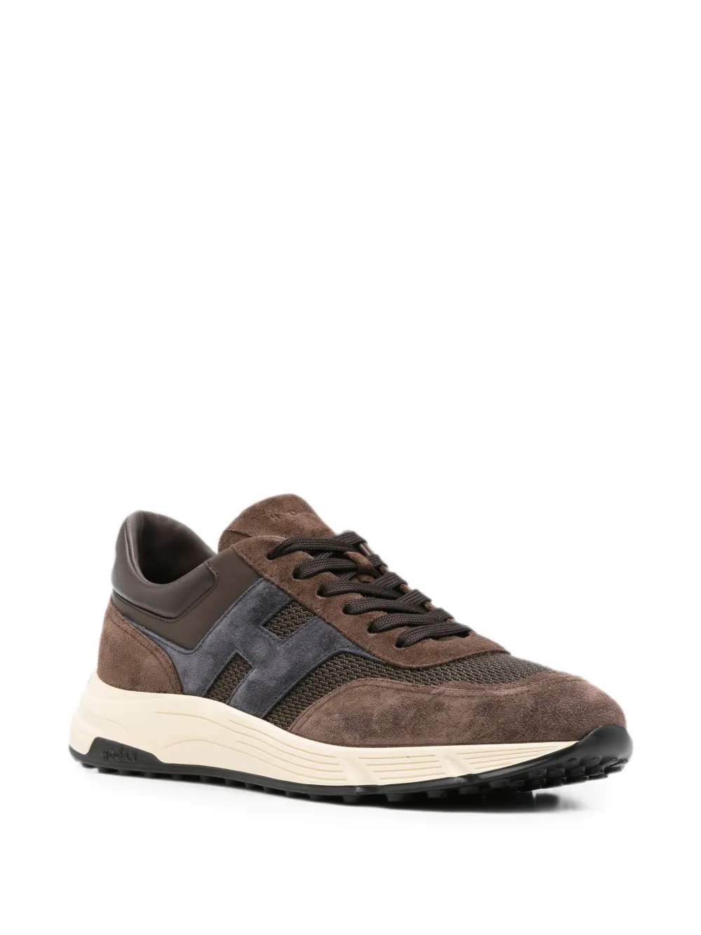 Hogan logo-patch sneakers Bruin