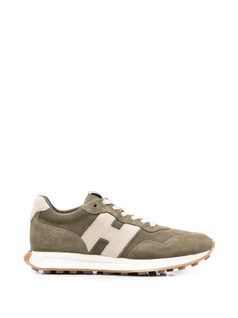 Hogan logo-patch sneakers