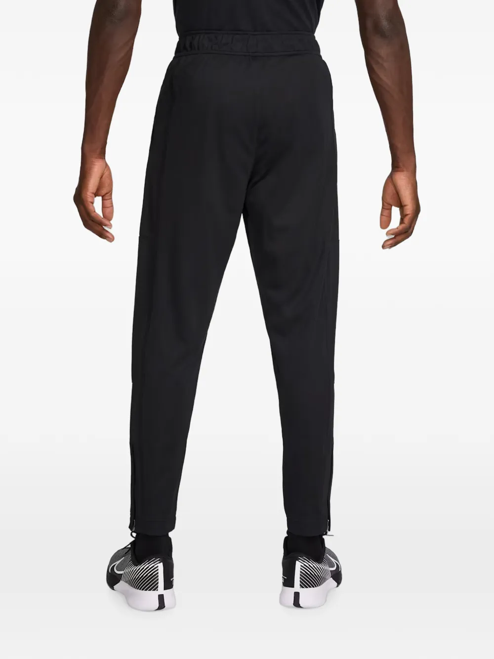 Nike logo-patch performance track pants Zwart