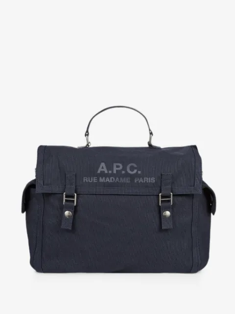 A.P.C. شنطة ماسنجر 'ريكوبيريشن' بطبعة شعار الماركة