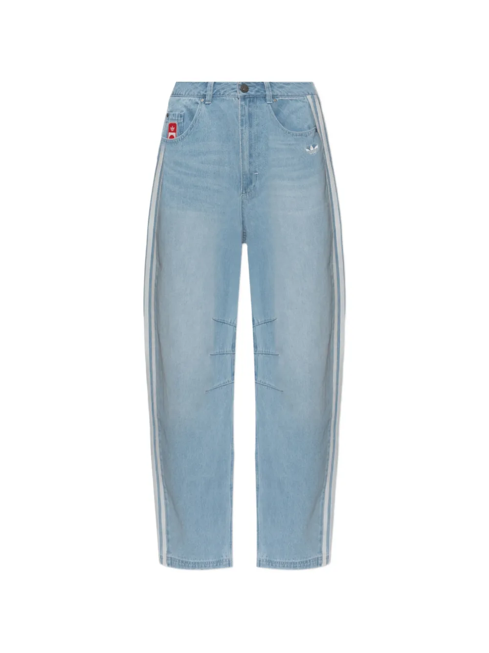 adidas x Coca-Cola GFX Banana Pants side-stripe panelled jeans - Blau
