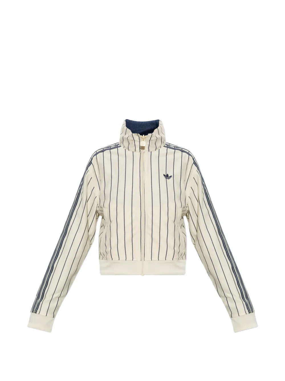 adidas reversible pinstriped bomber jacket - Nude