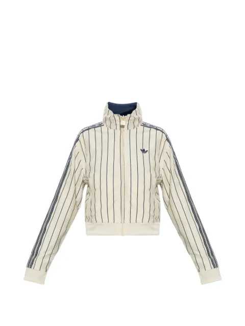 adidas reversible pinstriped bomber jacket