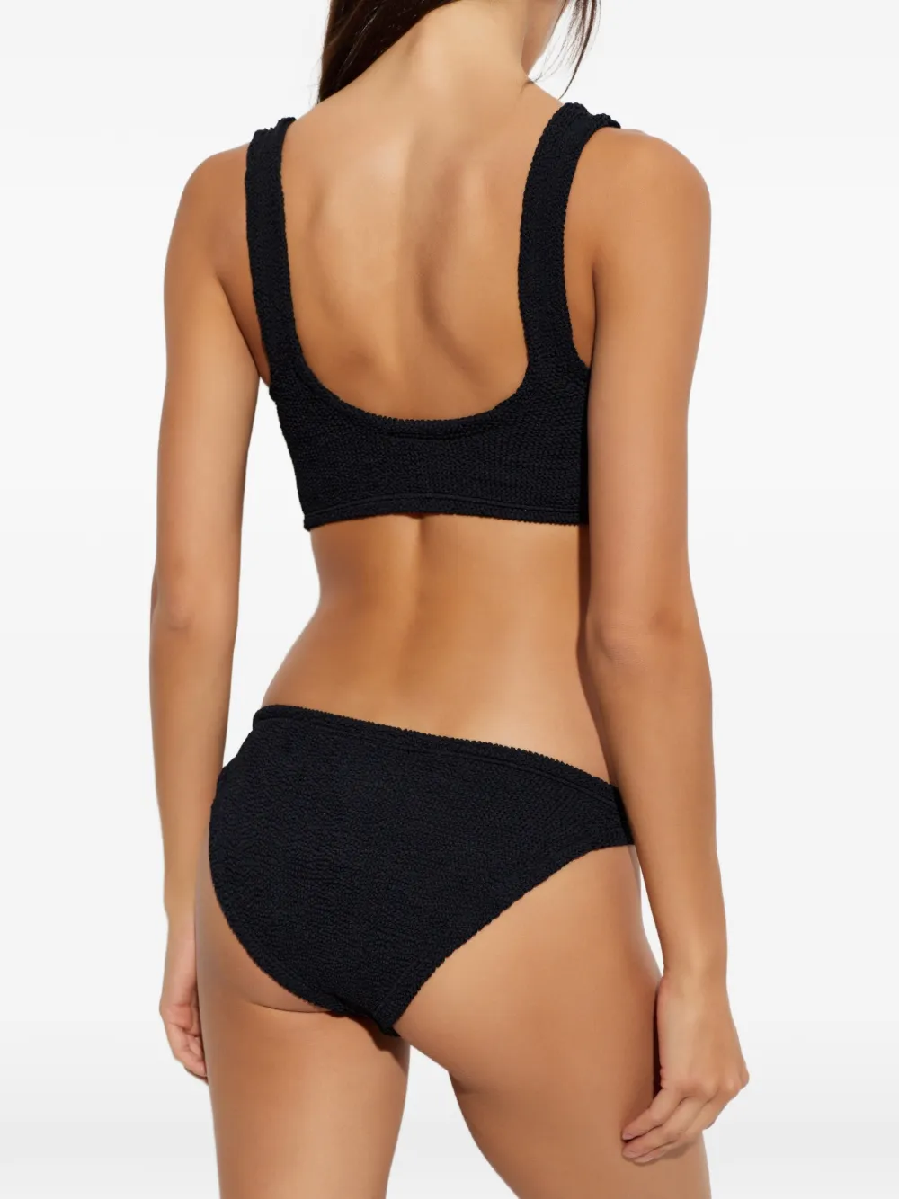 Hunza G Julia bikini met ringdetail Zwart