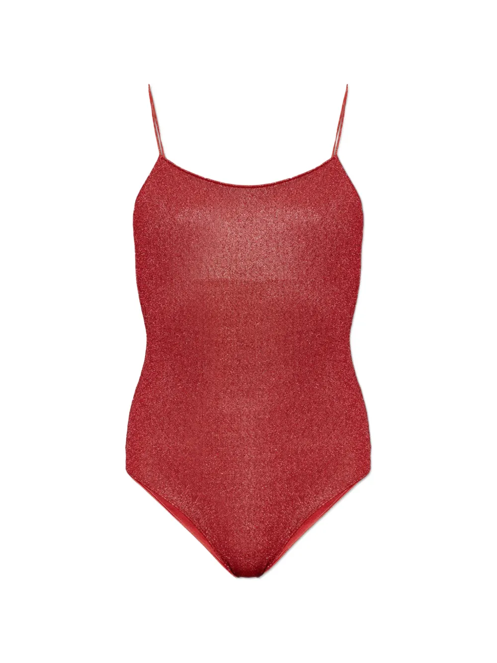 Oséree scoop-neck swimsuit - Rot