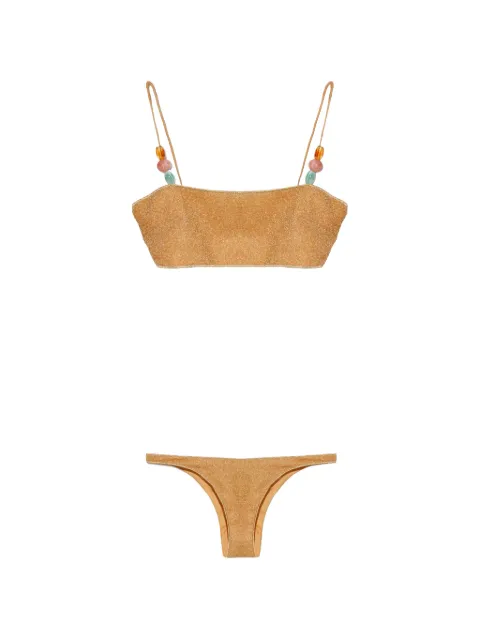 Oséree bead-embellished bikini