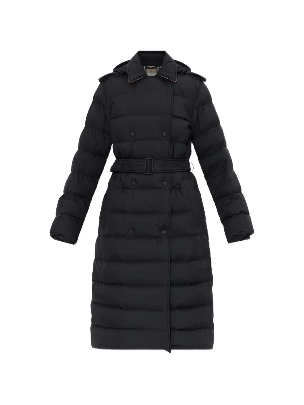 Burberry Kent belted-waist coat - Nero