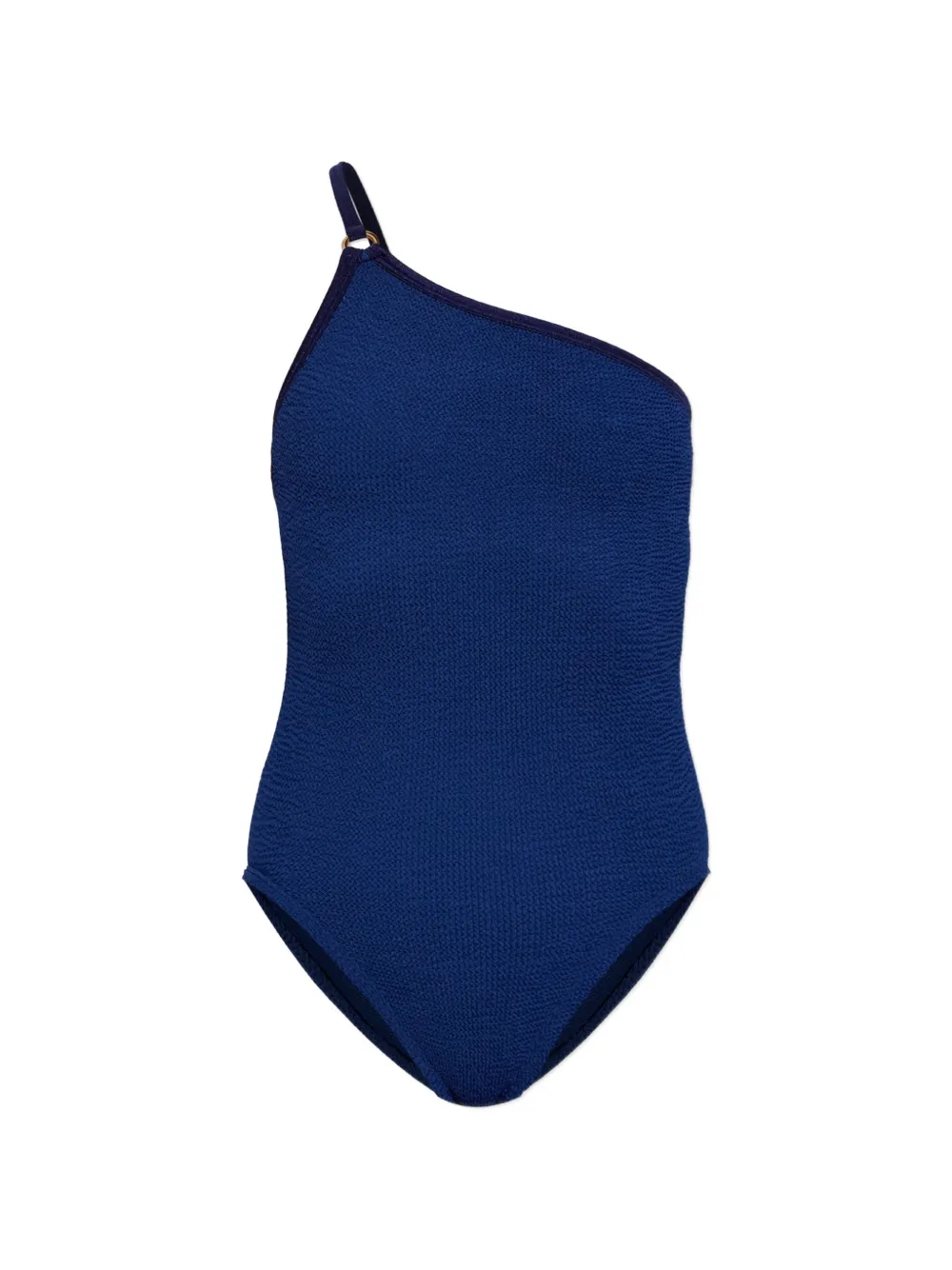 Hunza G Clara crinkle-effect swimsuit - Blu