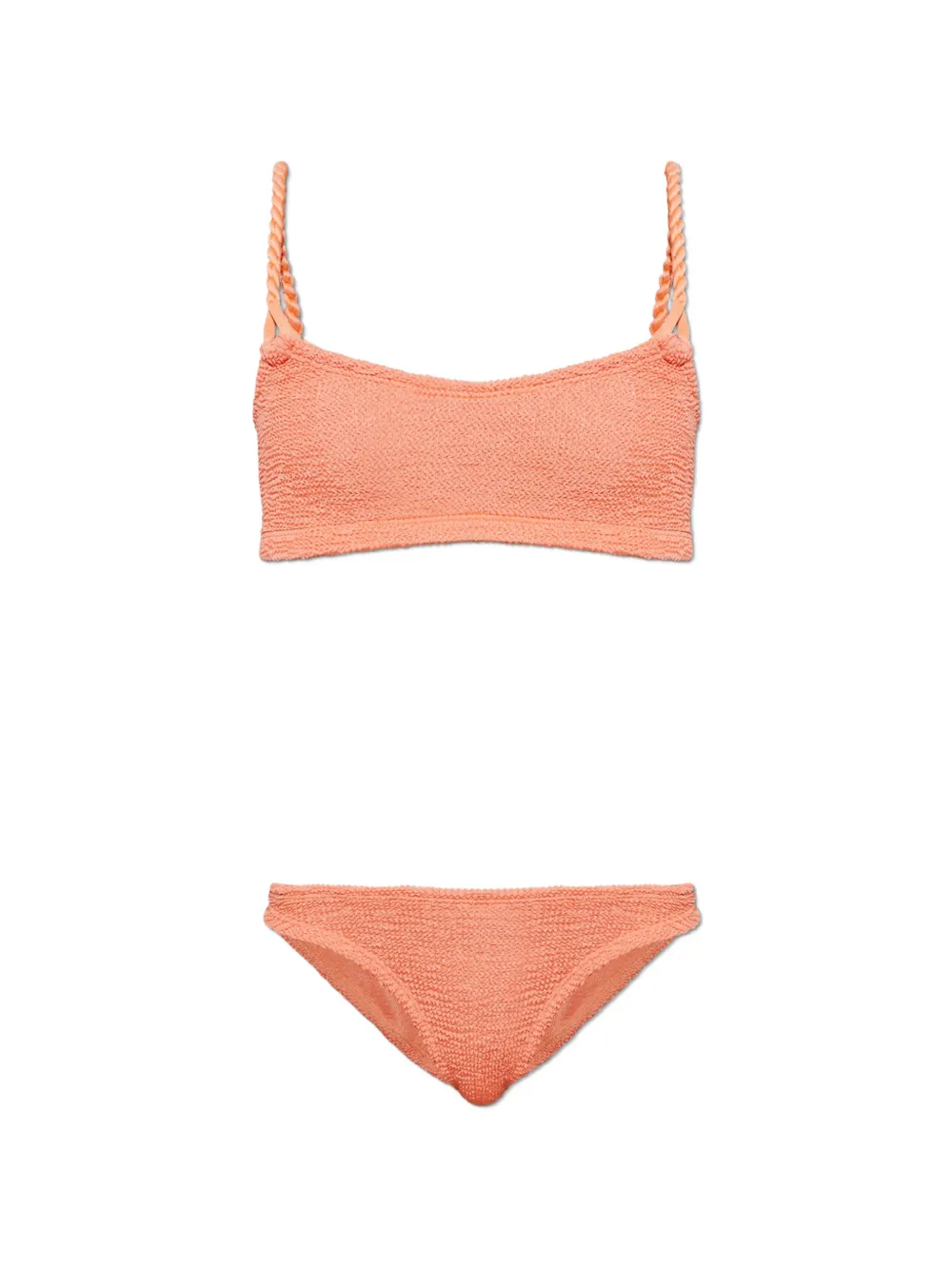 Hunza G Phoebe crinkle-effect bikini - Arancione