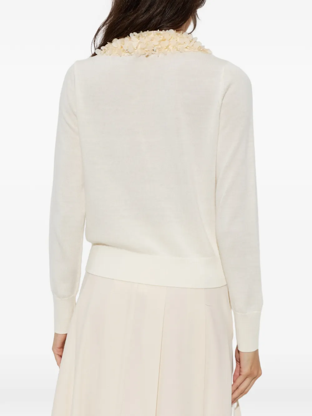 Ulla Johnson Anna vest met pailletten Beige