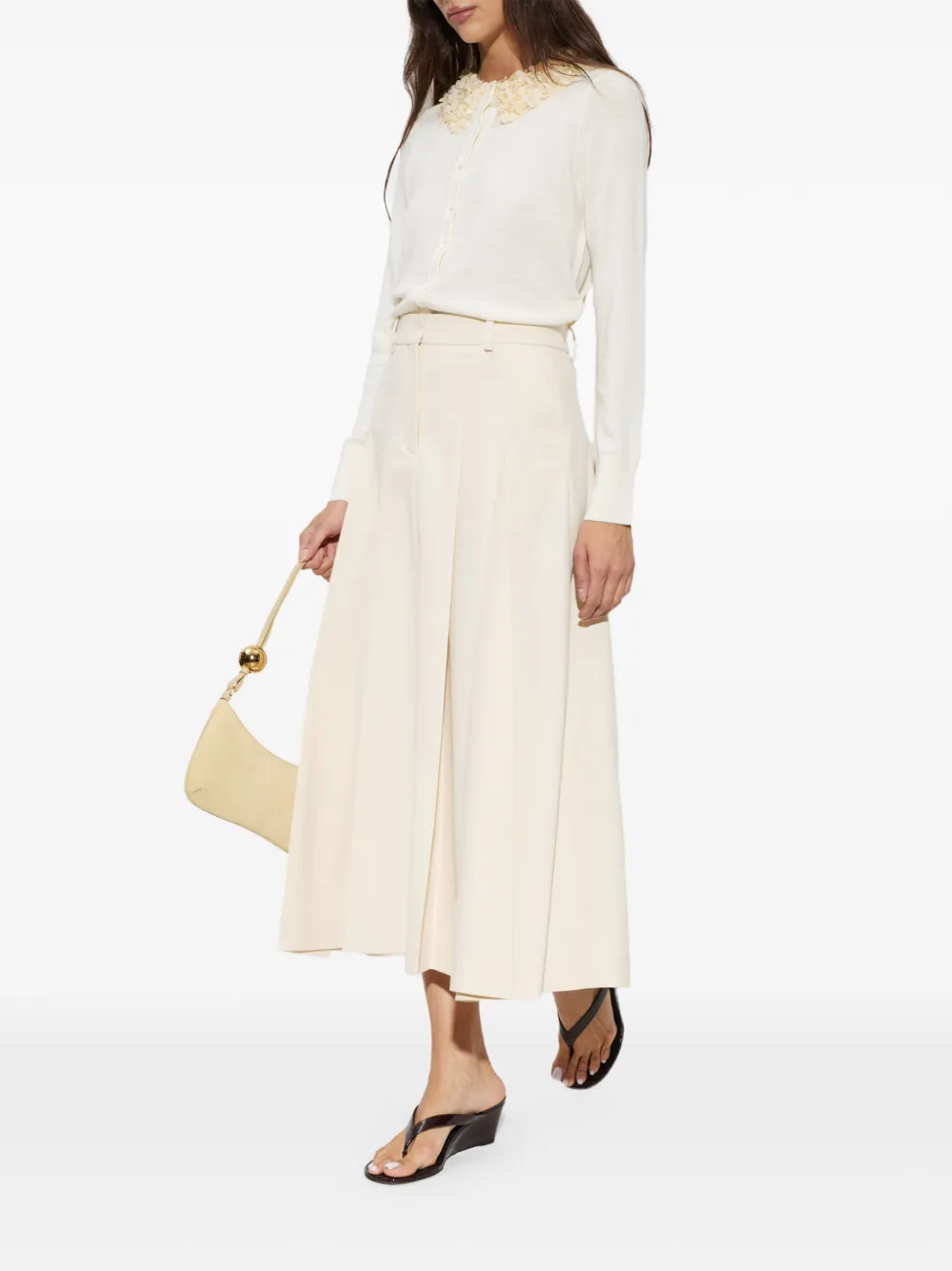 Ulla Johnson Anna vest met pailletten Beige