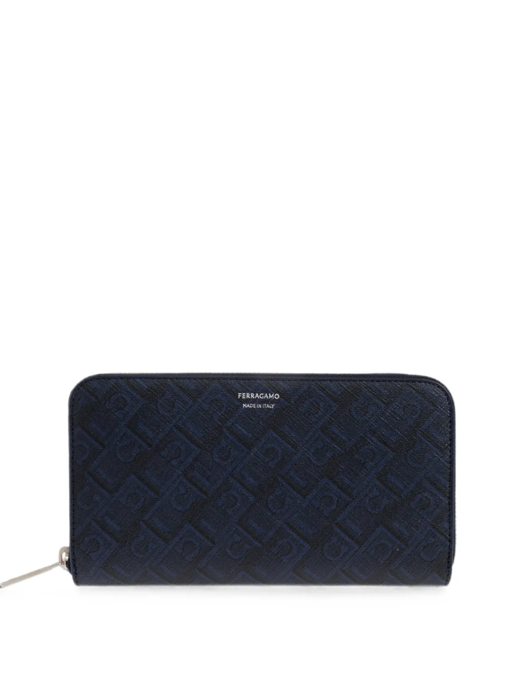 Ferragamo Monogram leather wallet - Blu