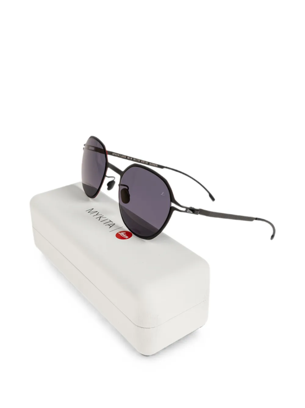 Mykita ML18 zonnebril met geometrisch montuur Zwart