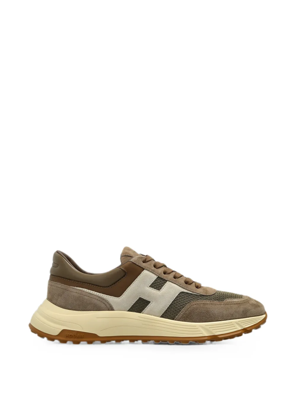 Hogan Hyperlight panelled sneakers - Marrone