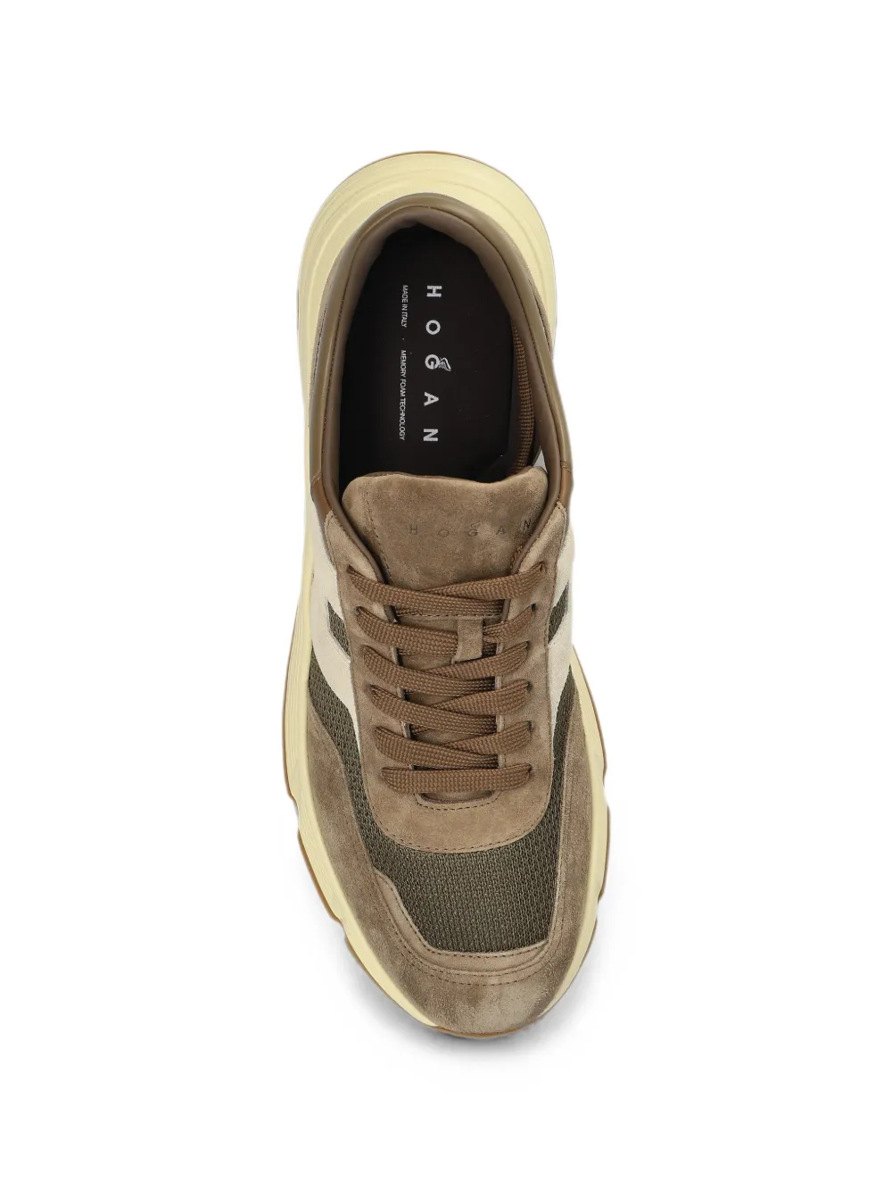 Hogan Hyperlight panelled sneakers Bruin