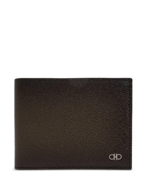 Ferragamo Gancini grained leather wallet