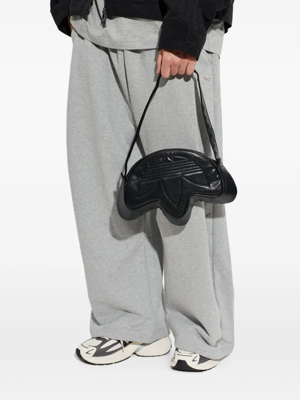 adidas Trefoil zip-fastening shoulder bag Zwart