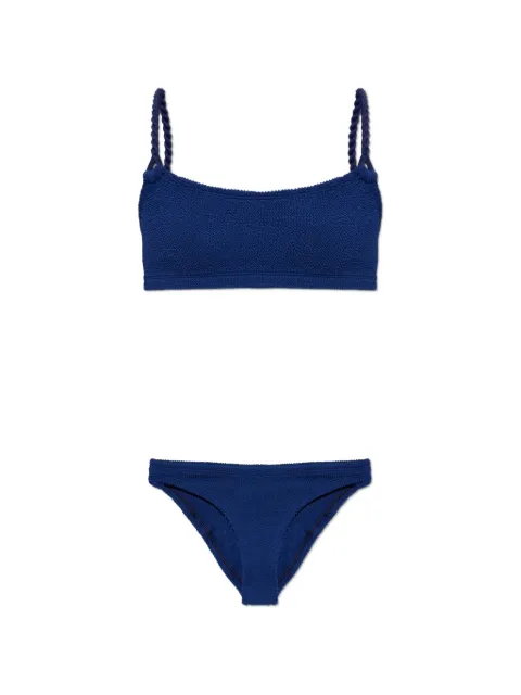 Hunza G Phoebe crinkle-effect bikini