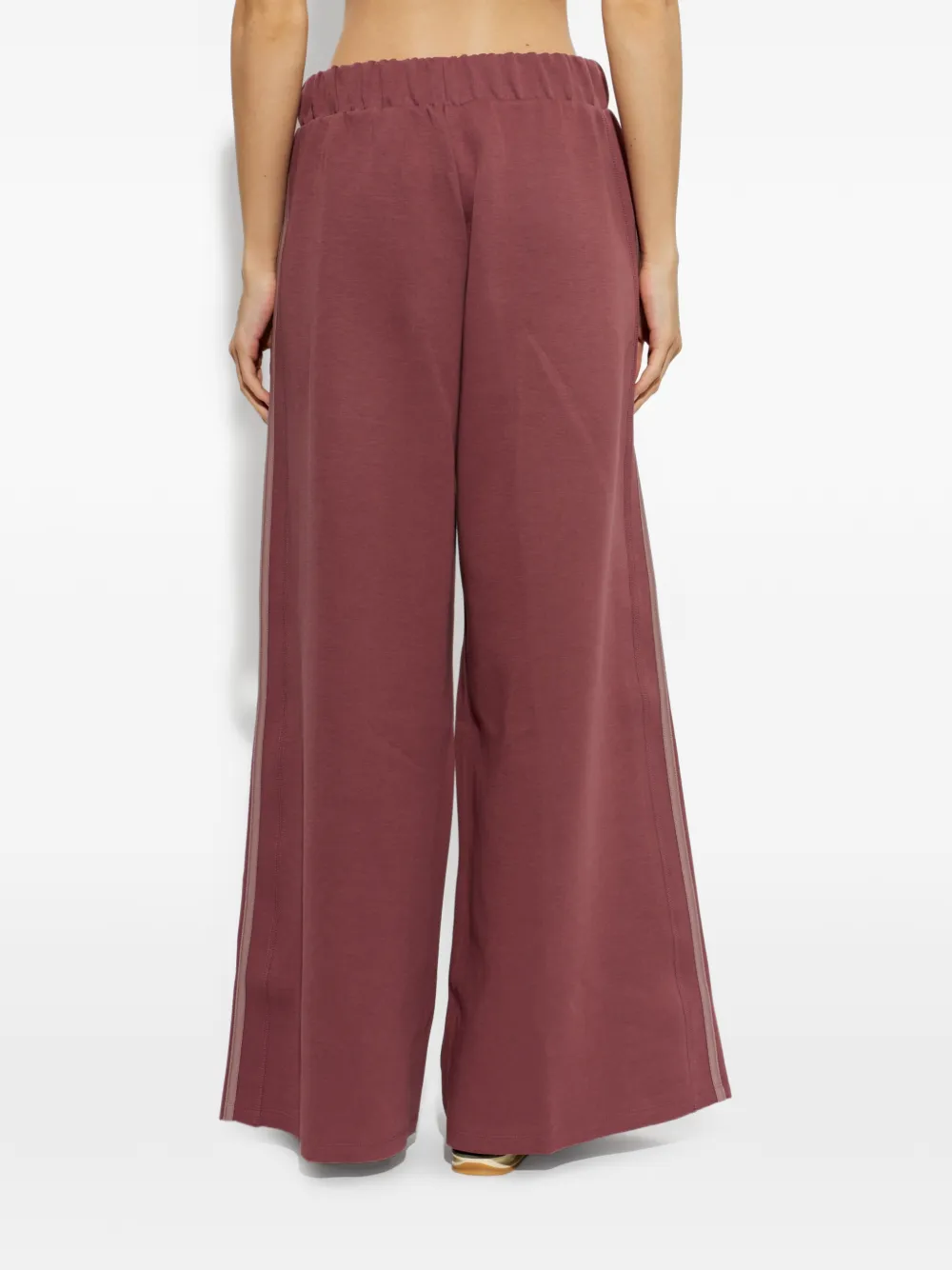 adidas SST 2.0 logo-print wide-leg track pants Rood