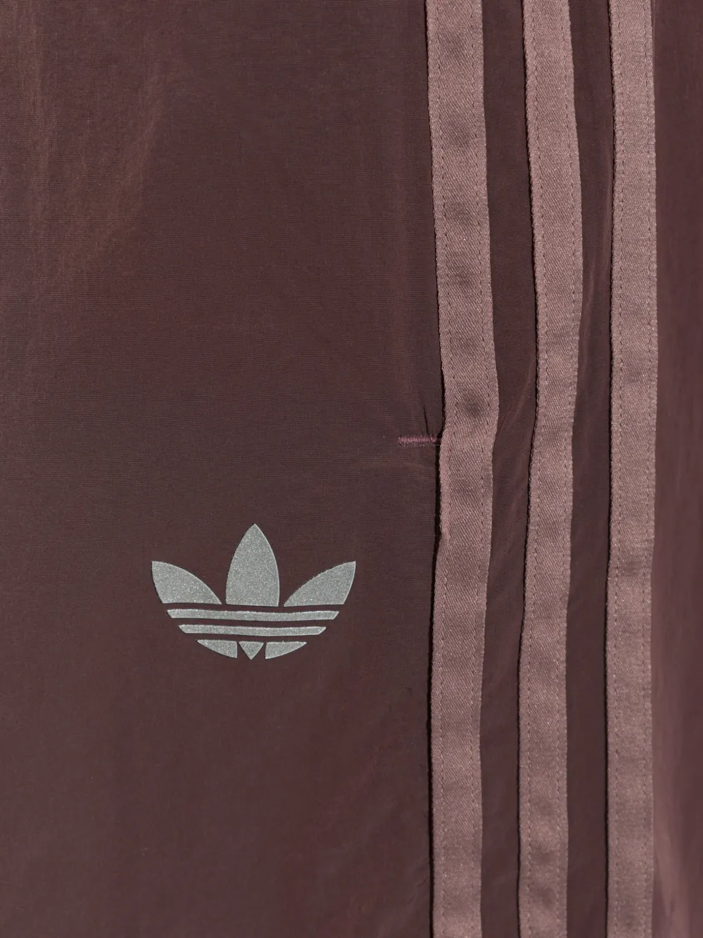 adidas Teamgeist logo-print wide-leg track pants Paars