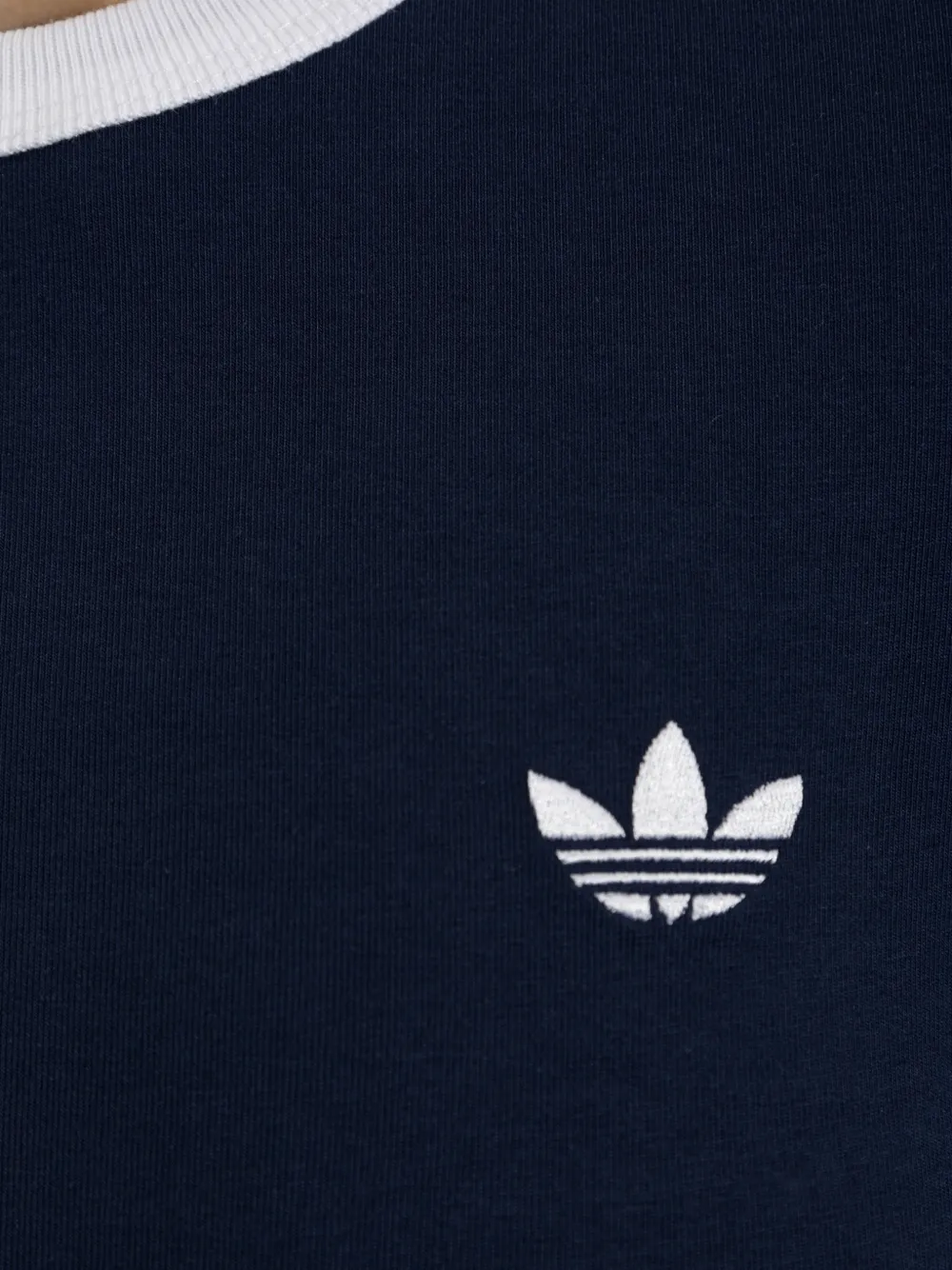 adidas 3-Stripes slim-fit T-shirt Blauw