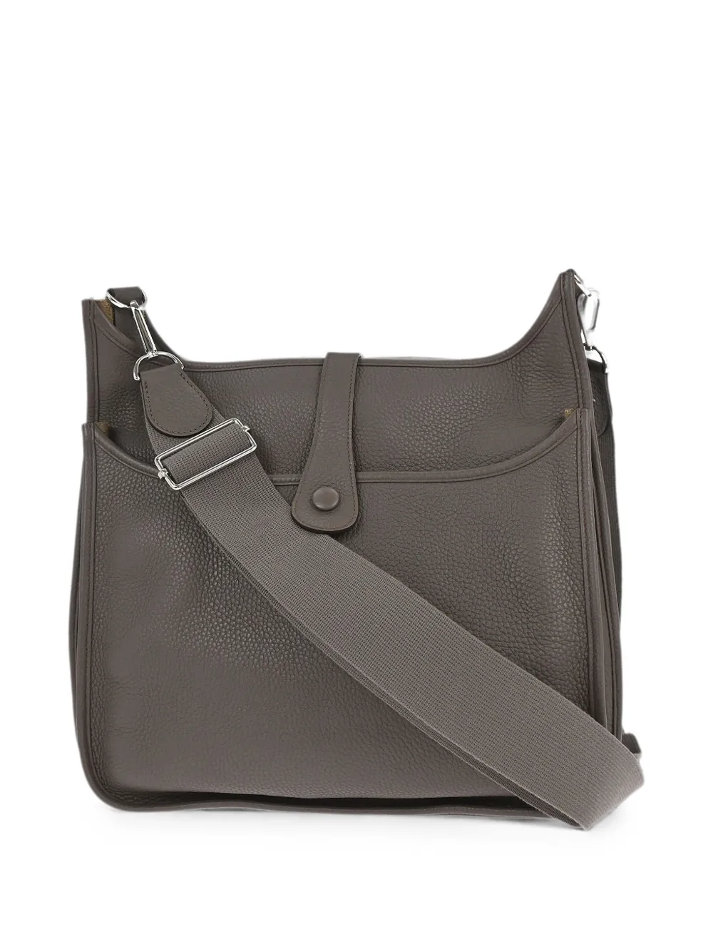 Hermès Pre-Owned 2016 Taurillon Clemence Evelyne 3 shoulder bag Grijs