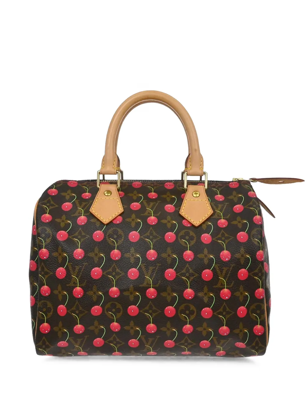 Louis Vuitton Pre-Owned 25 Cherry Speedy Monogram tote bag - Braun