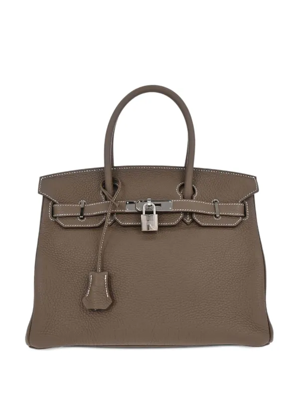 Hermès Pre-owned 2015 Birkin 30 Handbag in Brown