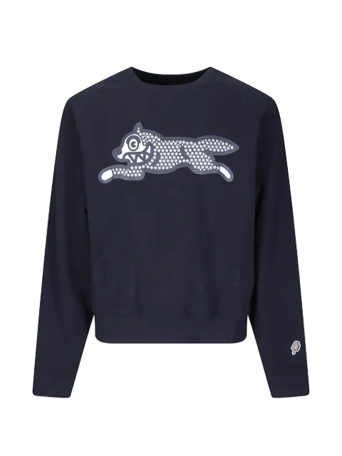 ICECREAM Running Dog glitter-embellished sweatshirt