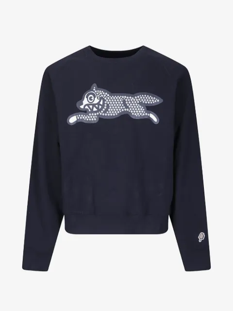 ICECREAM Running Dog glitter-embellished sweatshirt