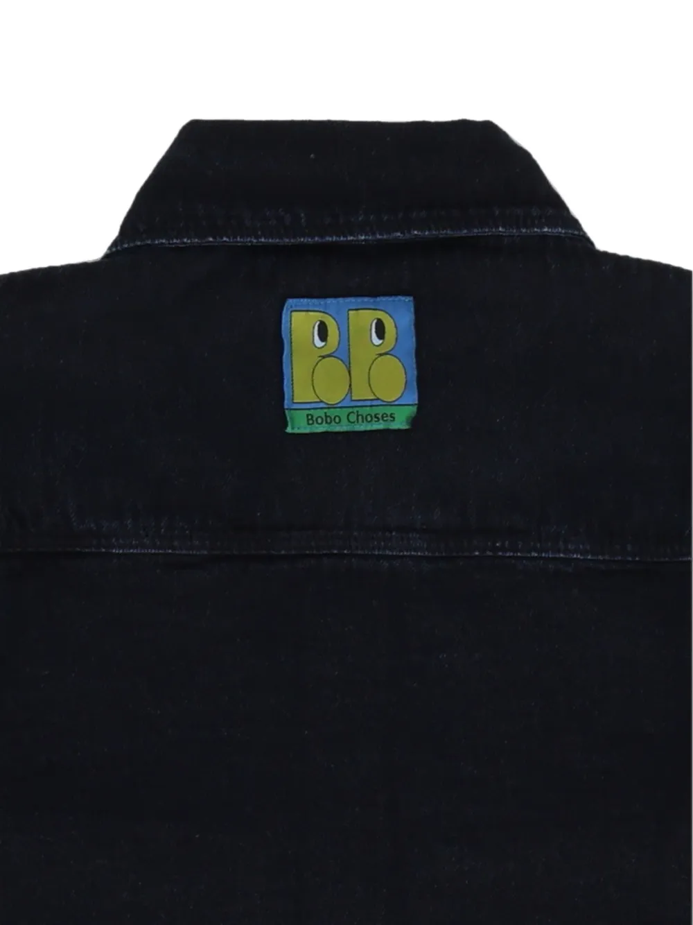Bobo Choses Tag spijker shirt Blauw
