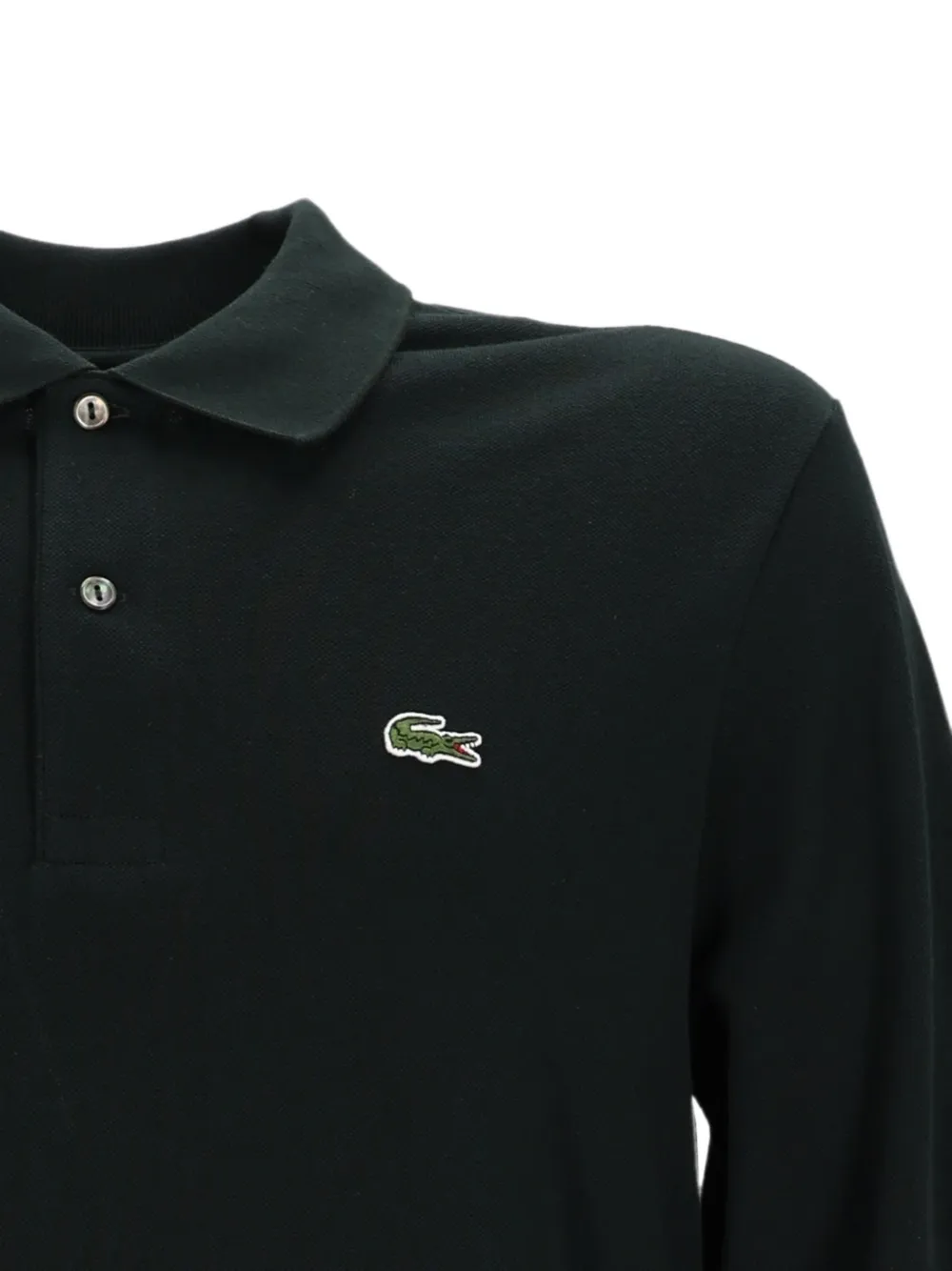 Lacoste Poloshirt met logopatch Groen