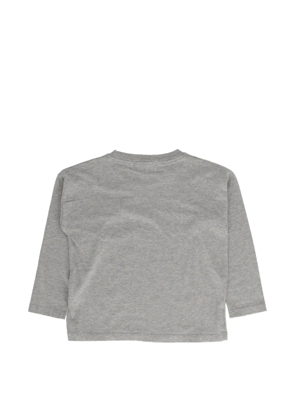Bobo Choses Booty T-shirt met spookprint en lange mouwen Grijs