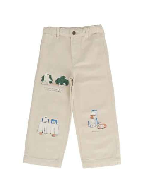 Bobo Choses Everyday Ghosts twill trousers