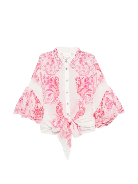 Camilla floral-print shirt