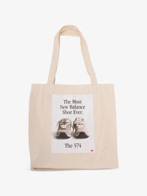 New Balance tote con estampado gráfico