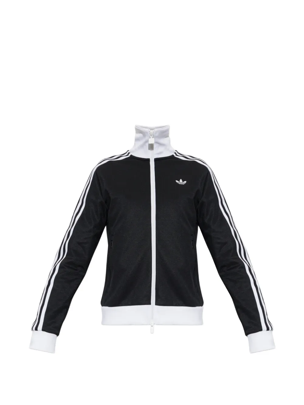 adidas logo-embroidered striped track jacket - Nero