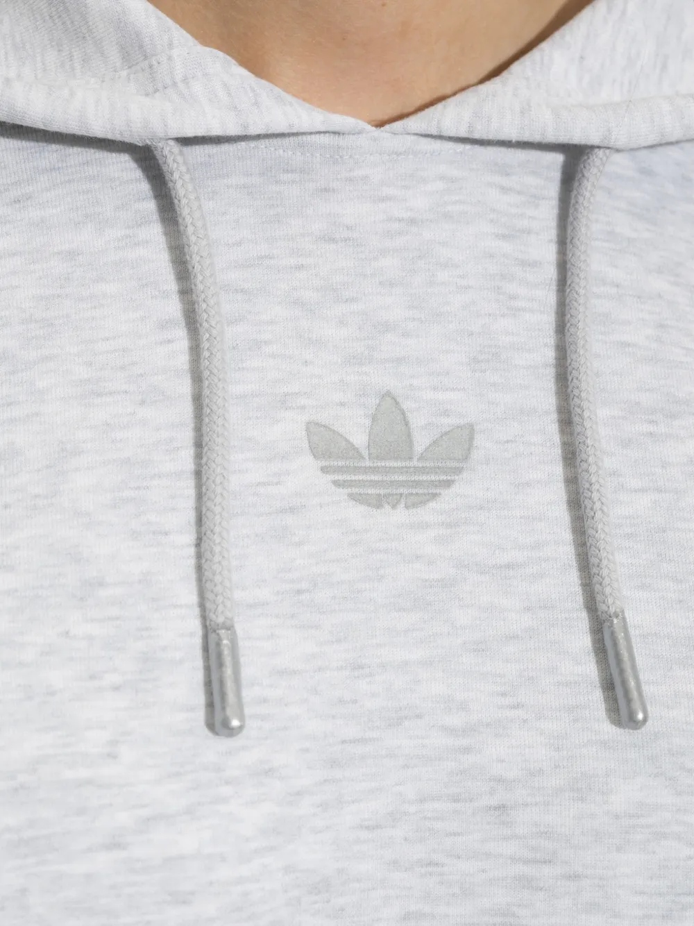 adidas Hoodie met geborduurd logo Grijs