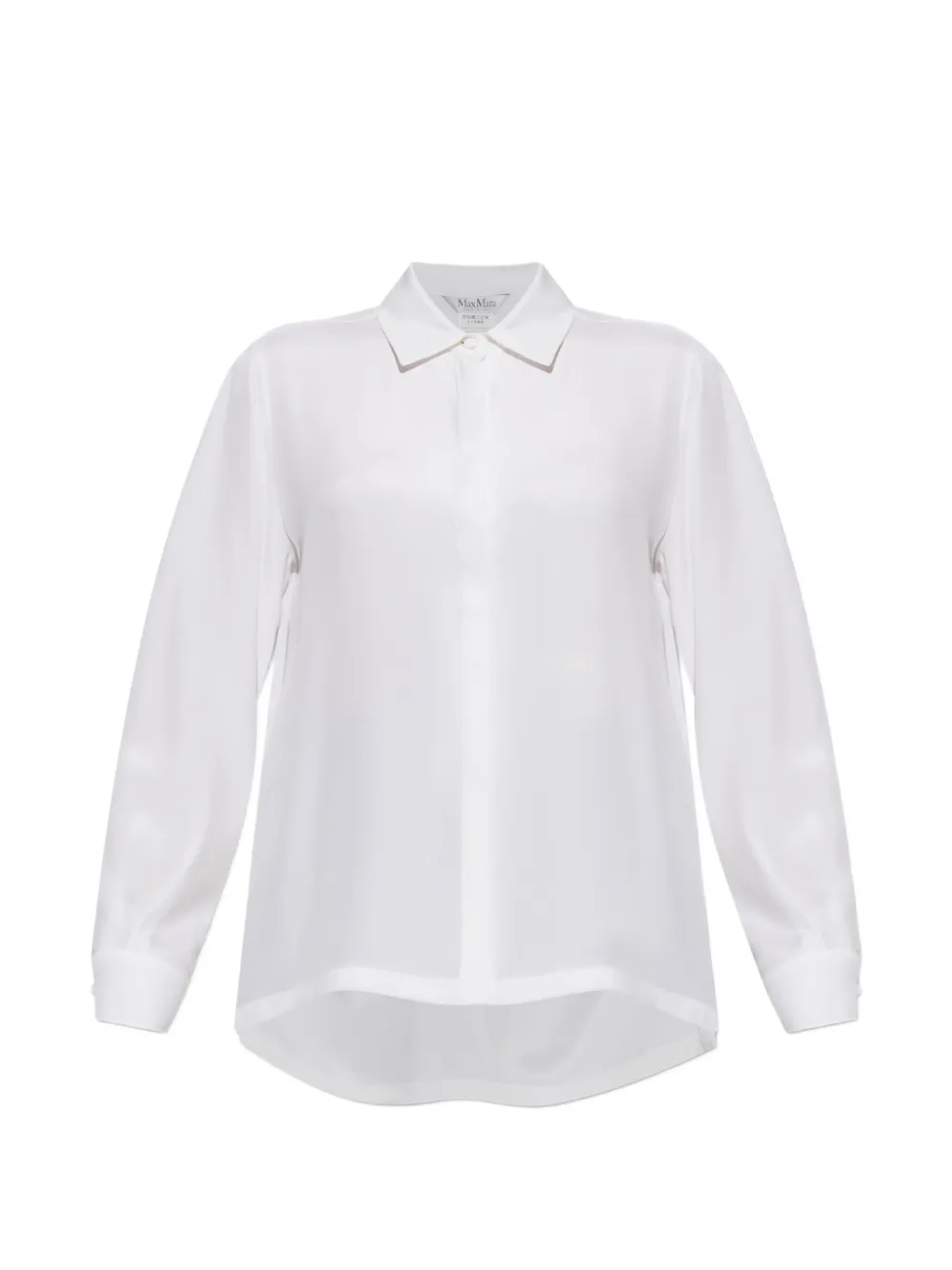 Max Mara Geranio side-slit shirt - Bianco