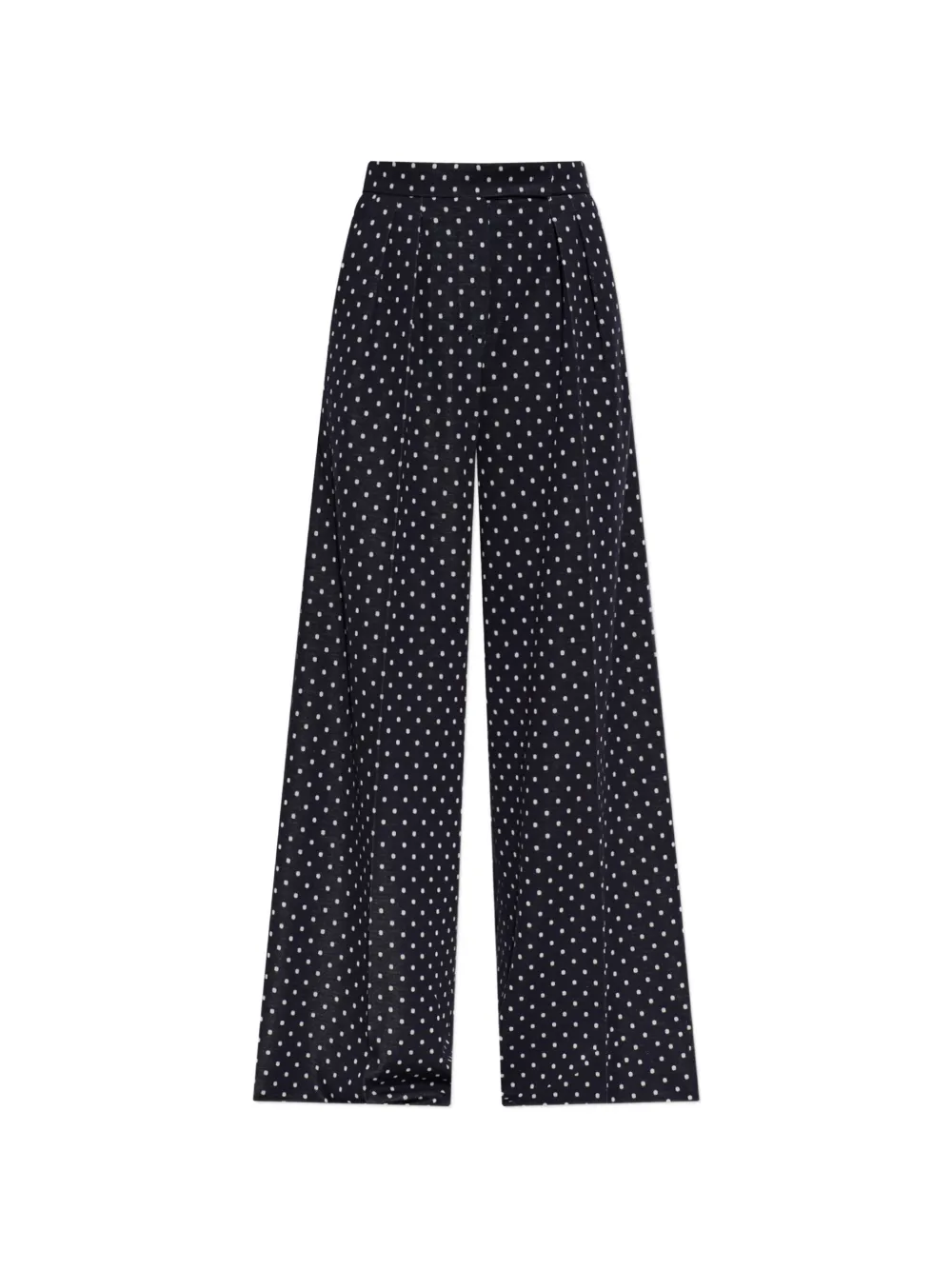 Max Mara Cerbero polka-dot palazzo pants - Blu