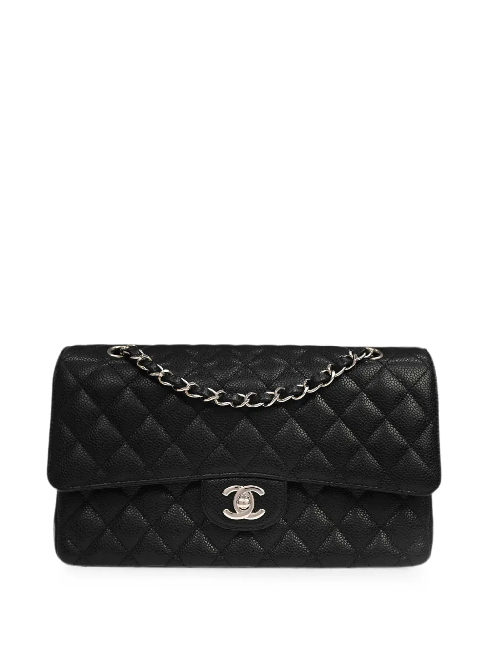 CHANEL Pre-Owned 2019 medium Classic Double Flap shoulder bag - Nero