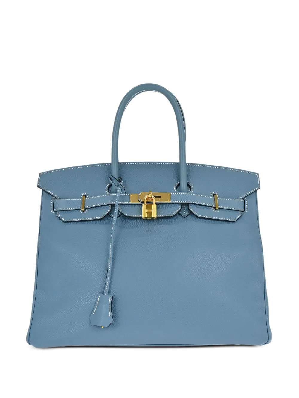 Hermès Pre-Owned 2010 Epsom Birkin 35 tote bag - Blue