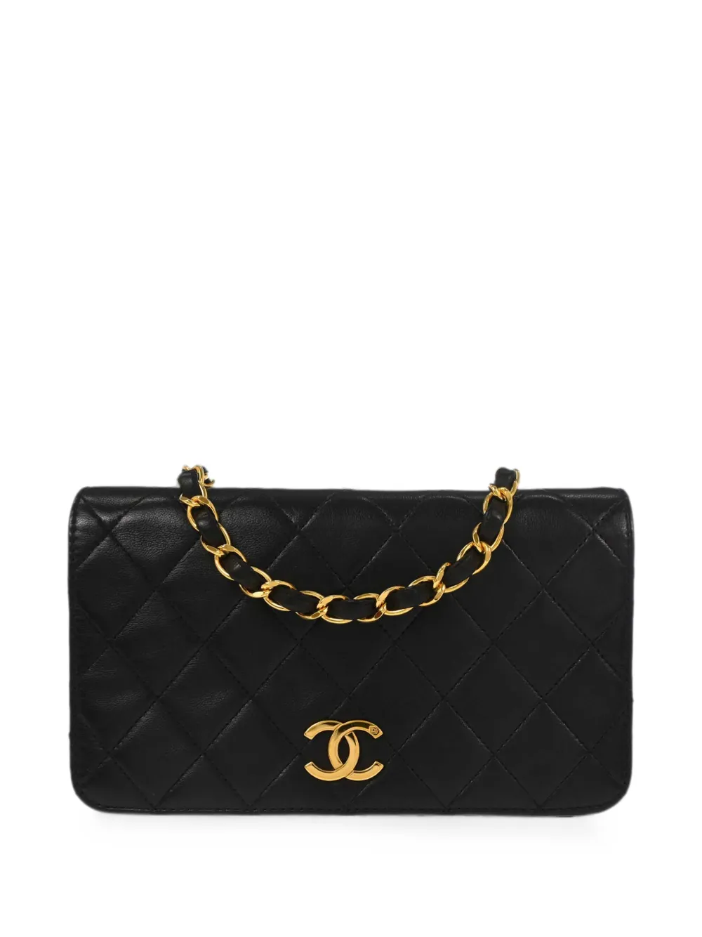 CHANEL Pre-Owned 1996-1997 mini Full Flap shoulder bag - Black